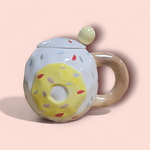 TAZA DONUT CON CUCHARA