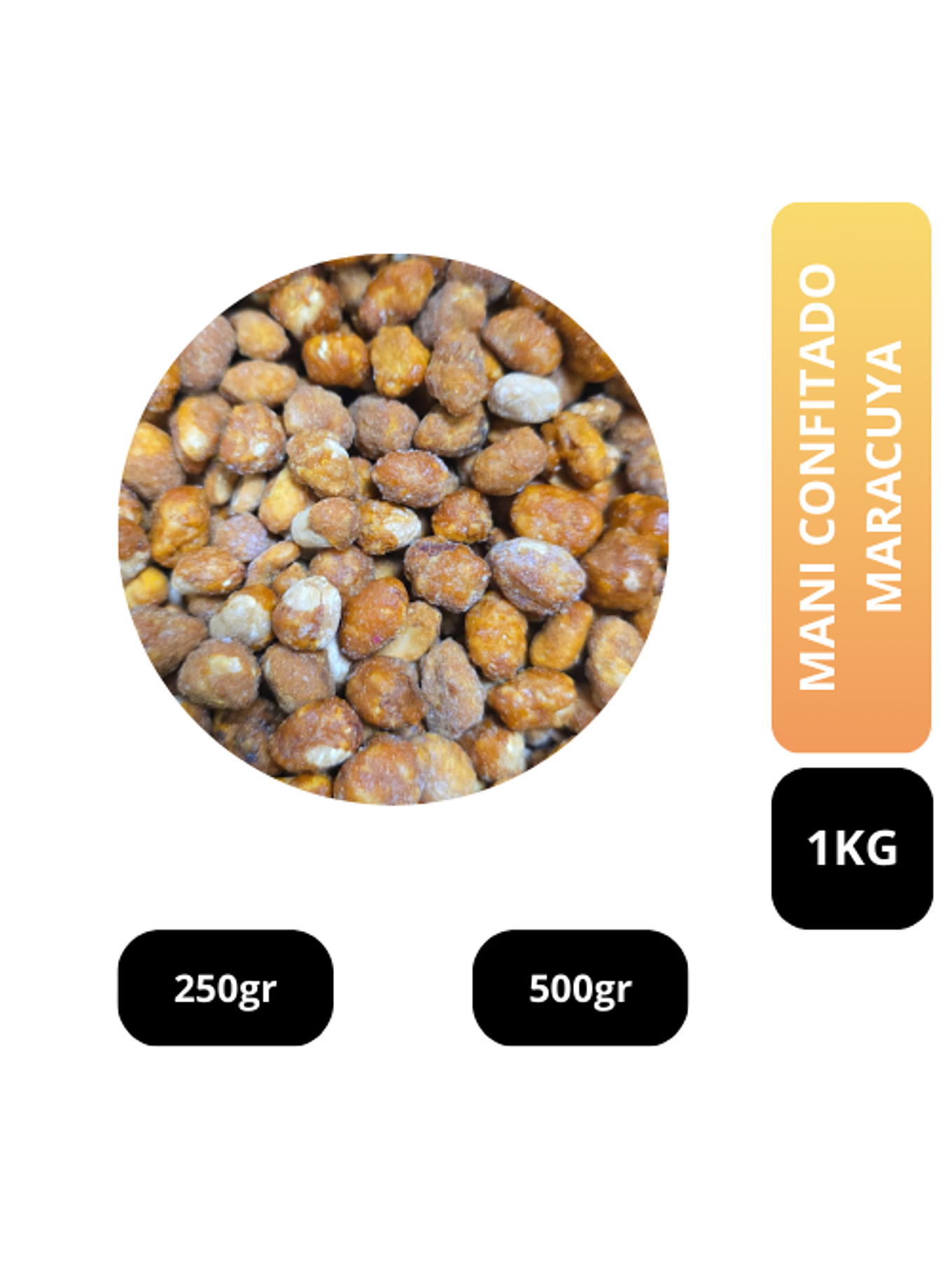 Maní Confitado Maracuya 1