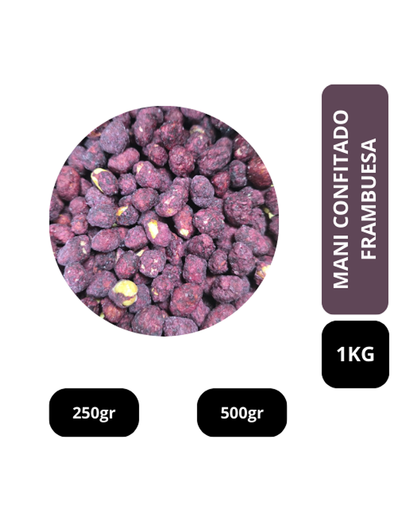 Maní Confitado Frambuesa 1