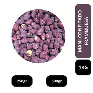 Maní Confitado Frambuesa