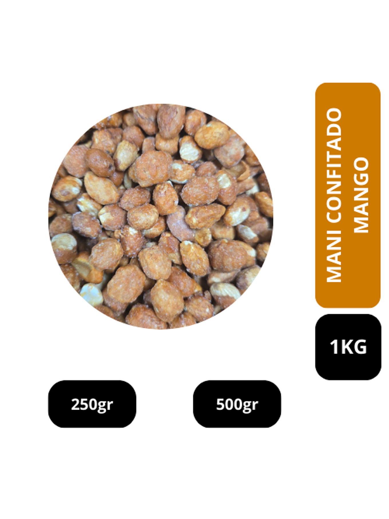Maní Confitado Sabor Mango 1
