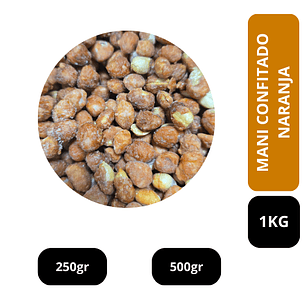 Maní Confitado Naranja