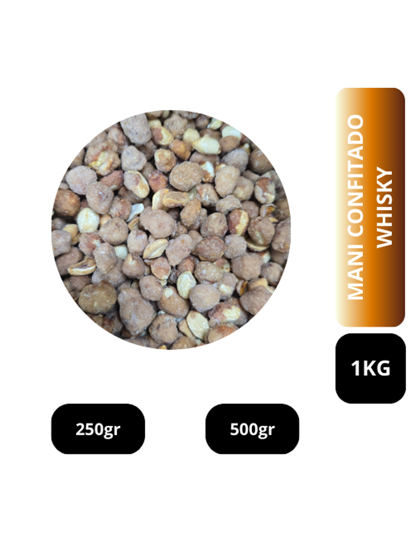 Maní Confitado Whisky 1