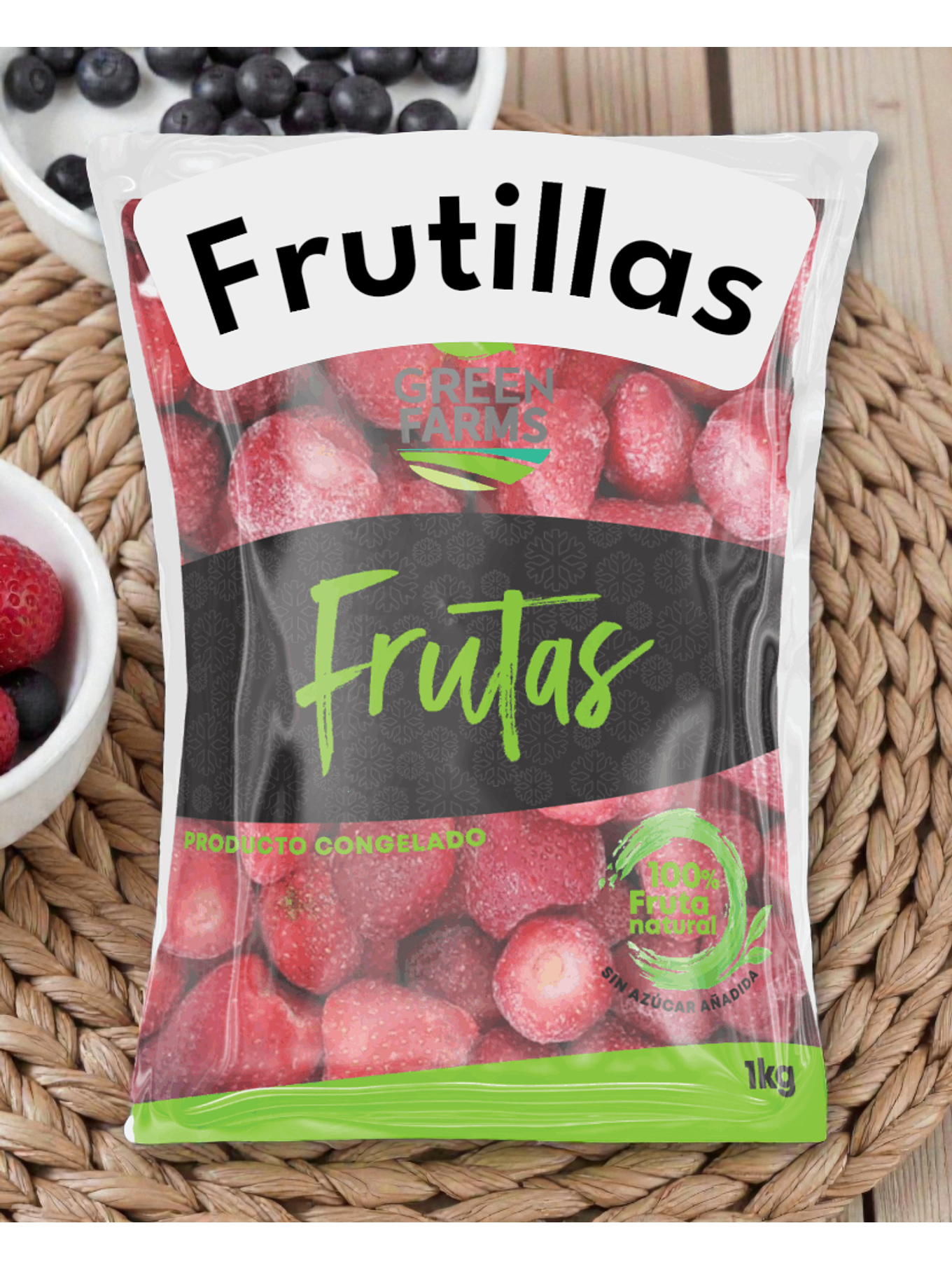FRUTA FRUTILLA CONGELADA 1