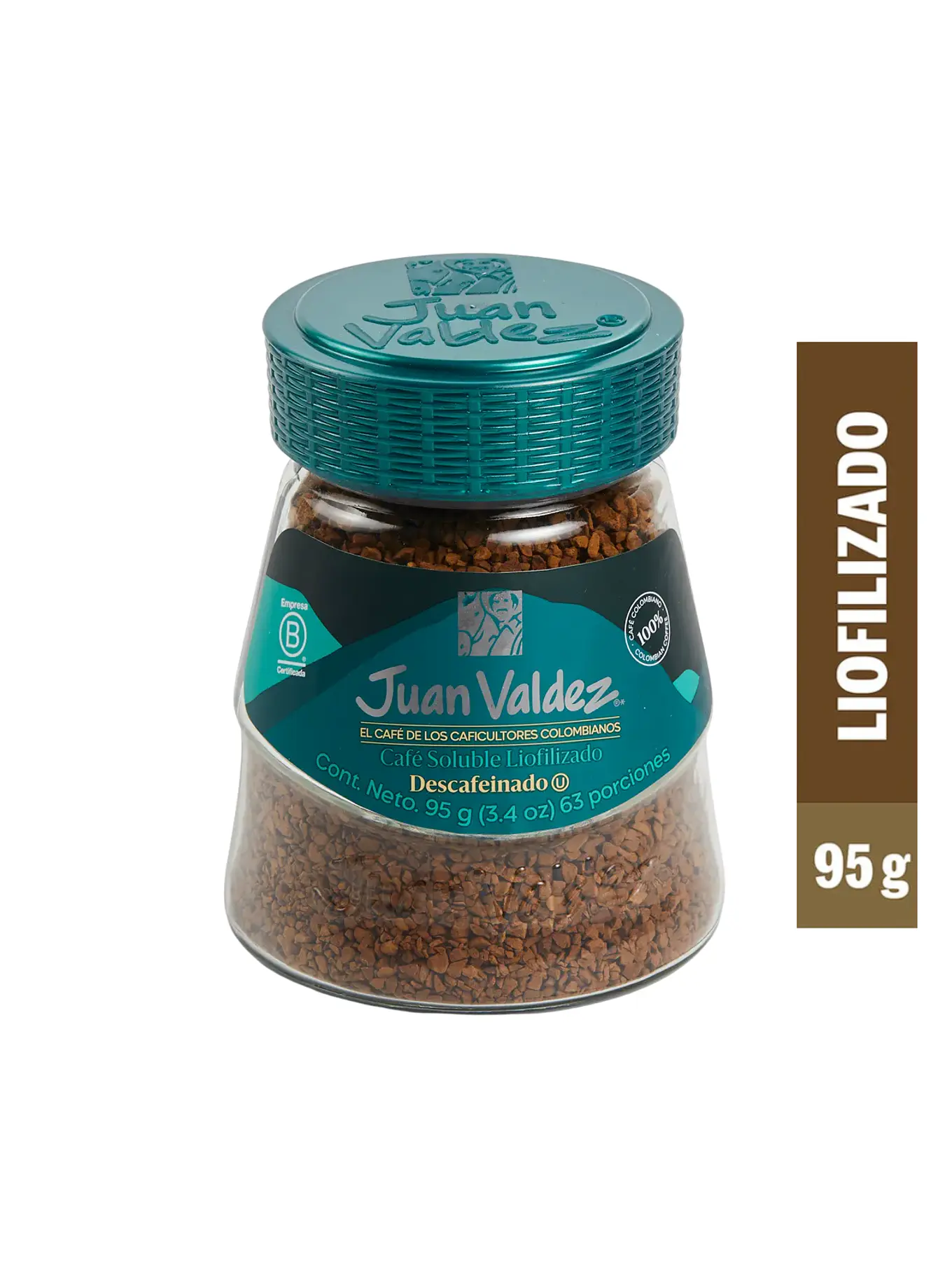 Cafe Juan Valdez Descafeinado 95g 1