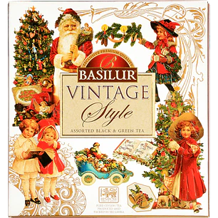 Basilur Té Surtido - Vintaje Style Assorted 40 bolsitas