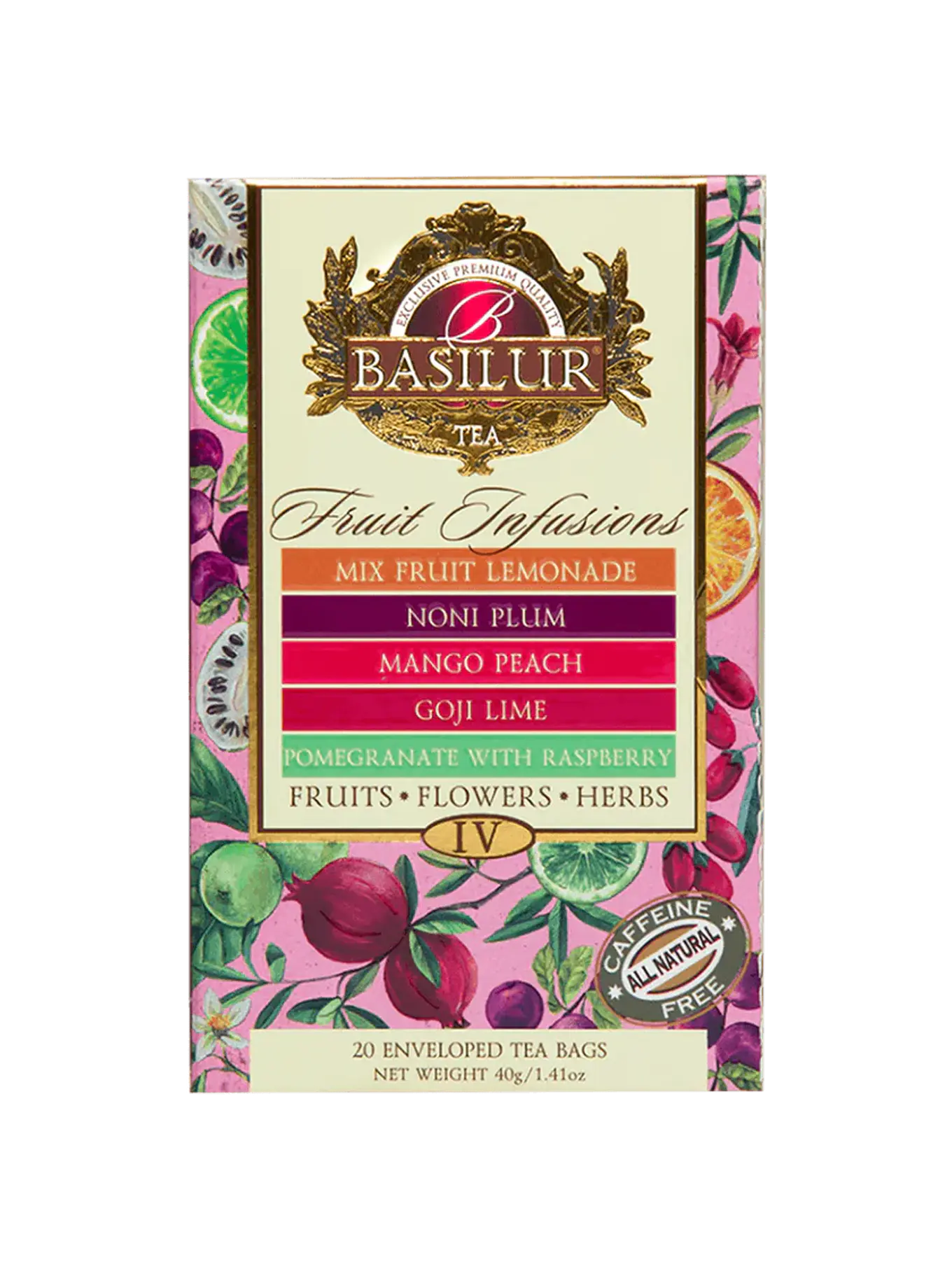 Basilur Surtido de Infusiones Frutales Volumen IV 1