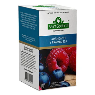 Té De Arándano Y Frambuesa X20 Saint Gottard