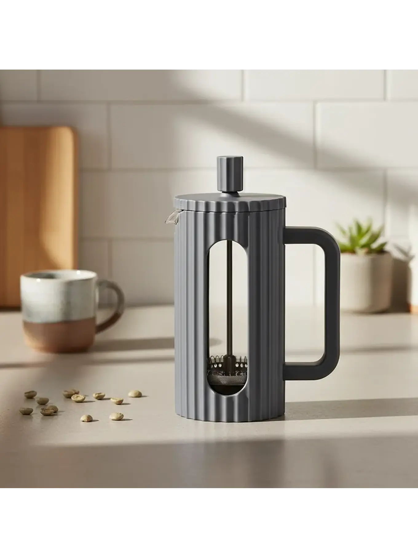 Prensa Francesa Amalfi Gris 600ML 2