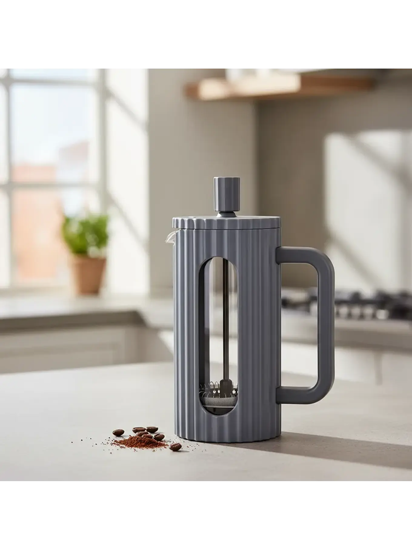 Prensa Francesa Amalfi Gris 600ML 3