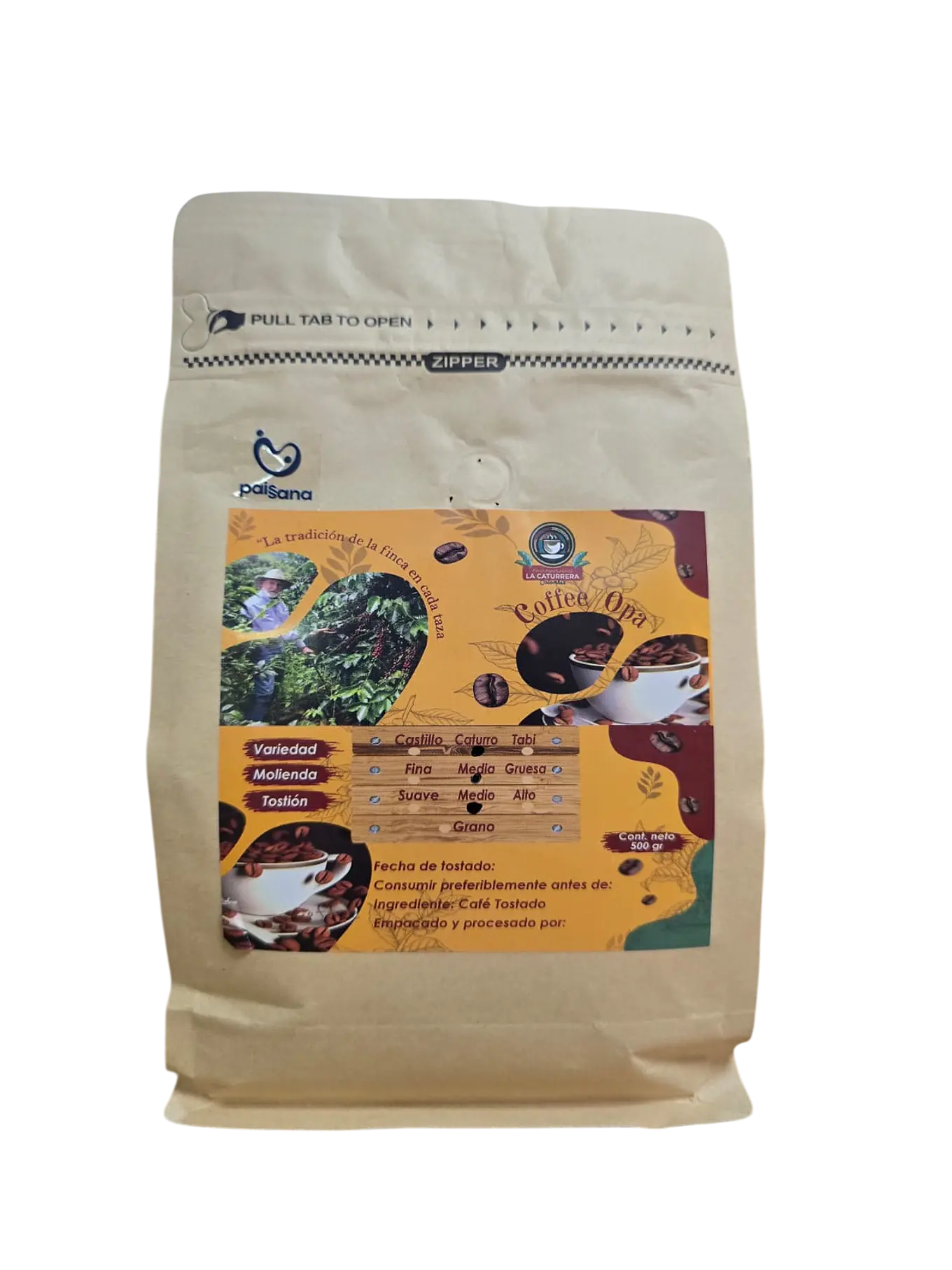 Café Caturro Cundinamarca Grano Molido 1