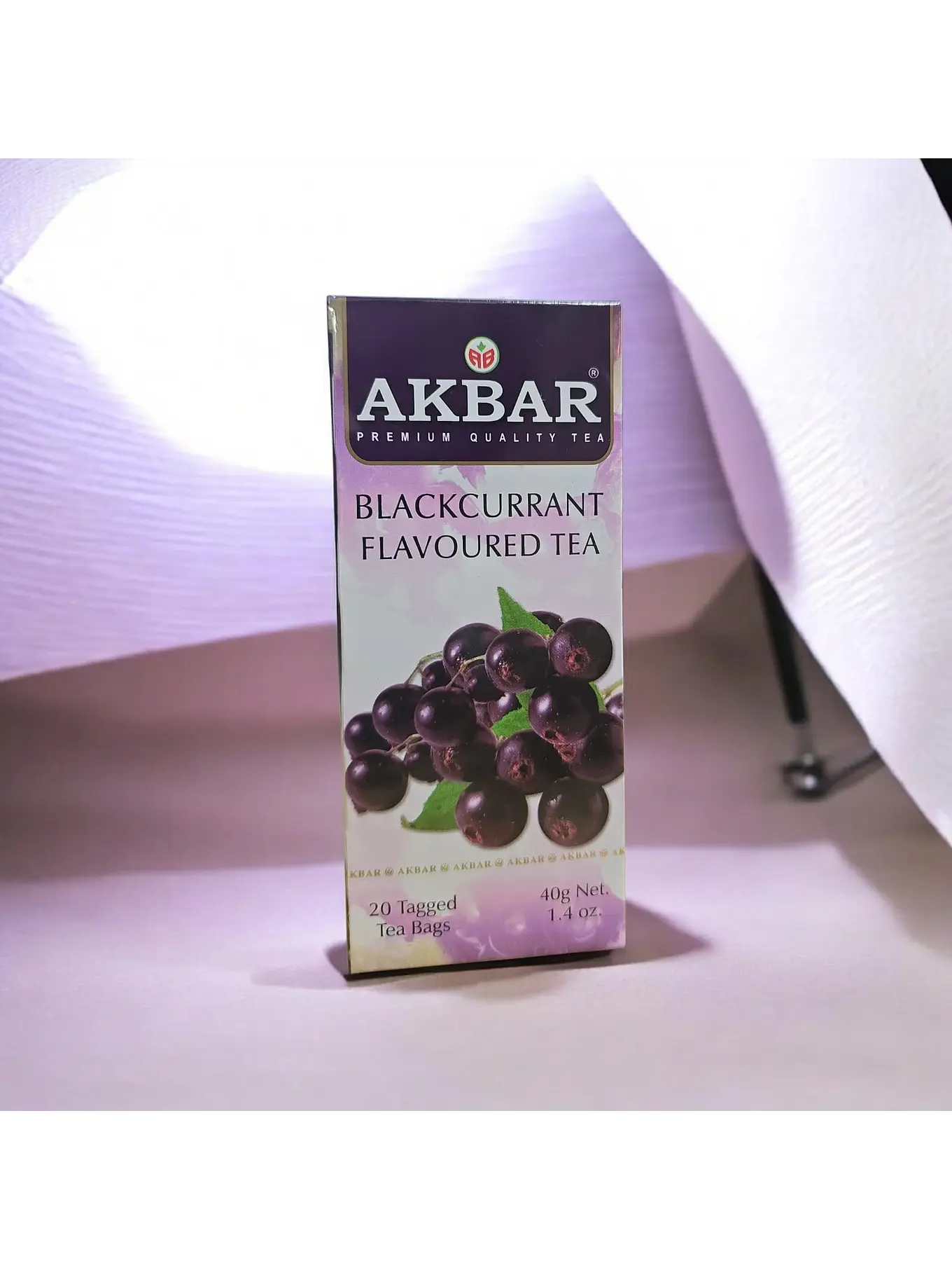 Akbar blackcurrant flavoured tea 1