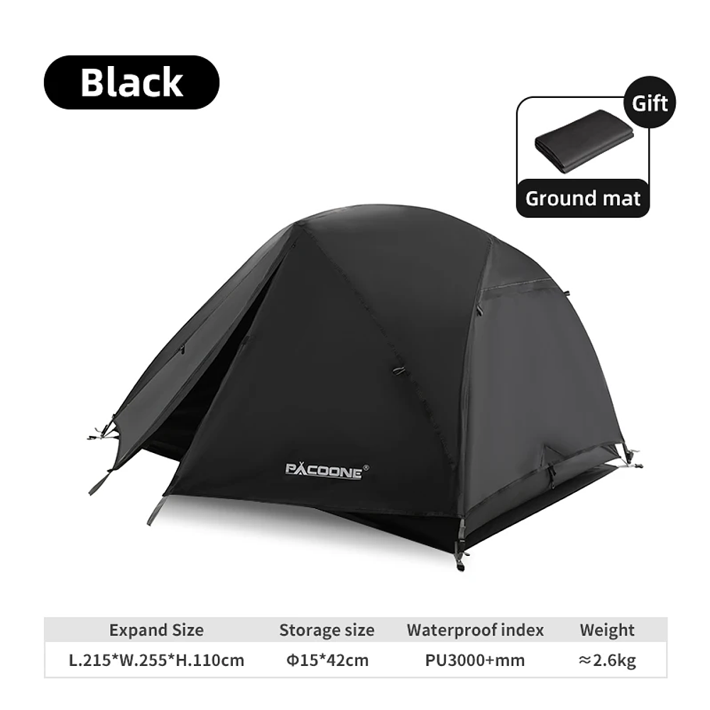 PACOONE Ultralight 20D Nylon Camping Tent