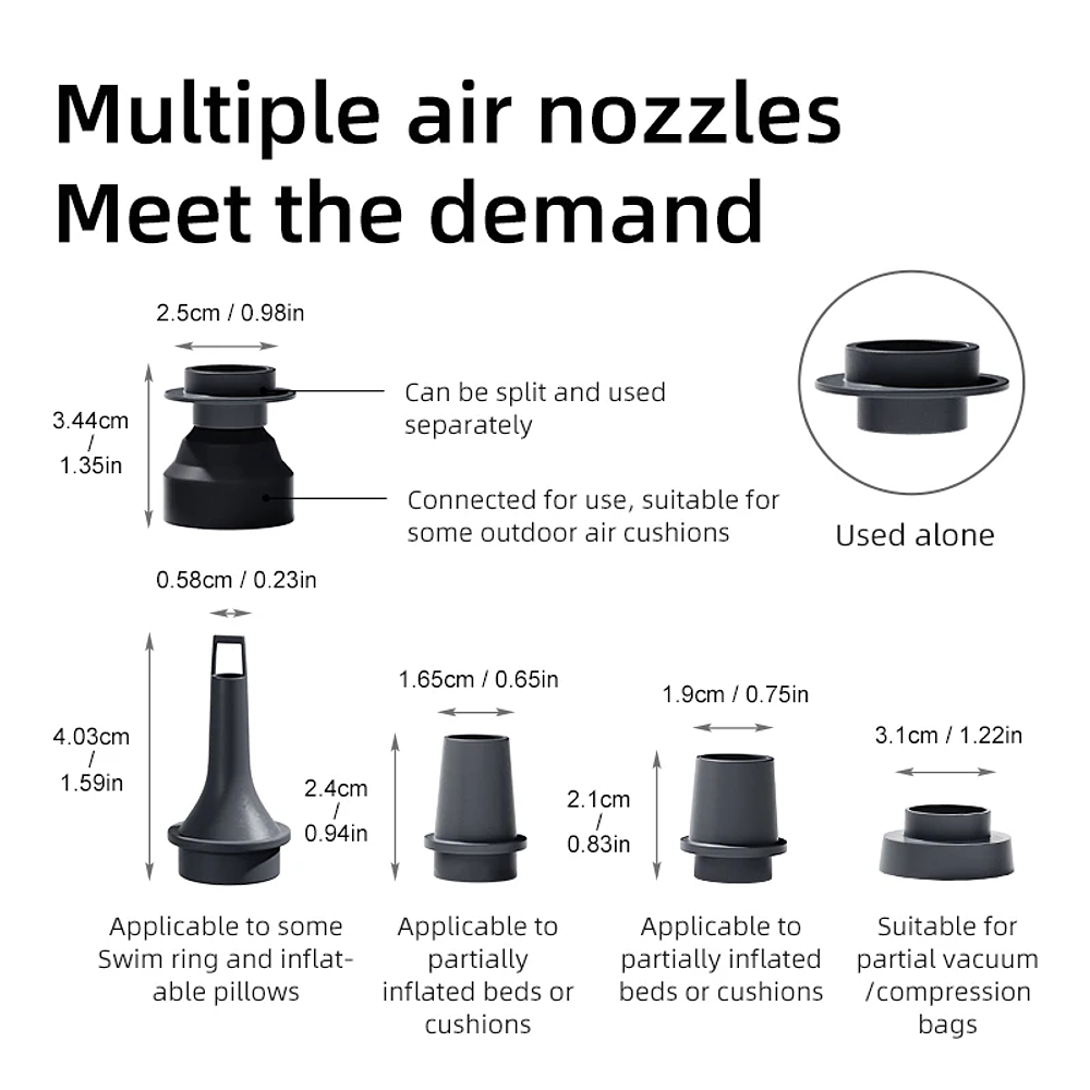 Portable Wireless Air Compressor Inflator/Deflator Pump