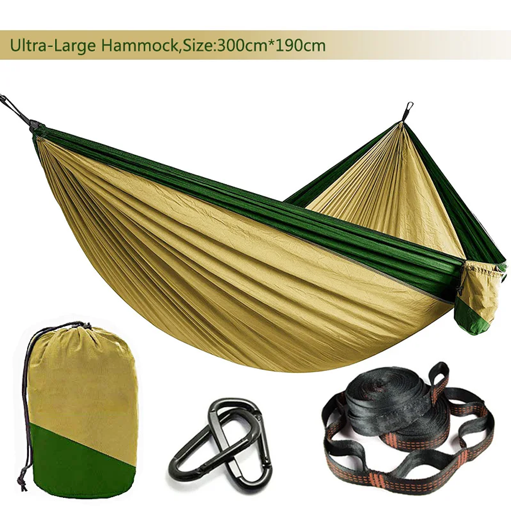 ZOWEE Parachute Hammock with straps and carabiner