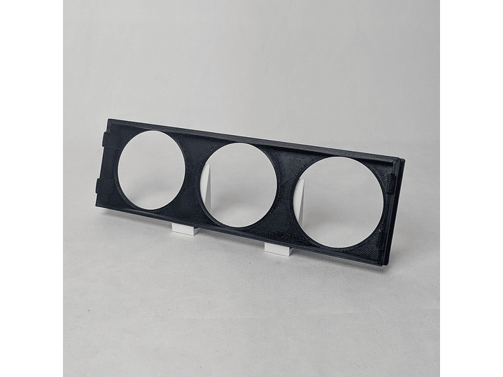 BMW E36 Suporte para 3 Manómetros de 52 mm Rádio 2