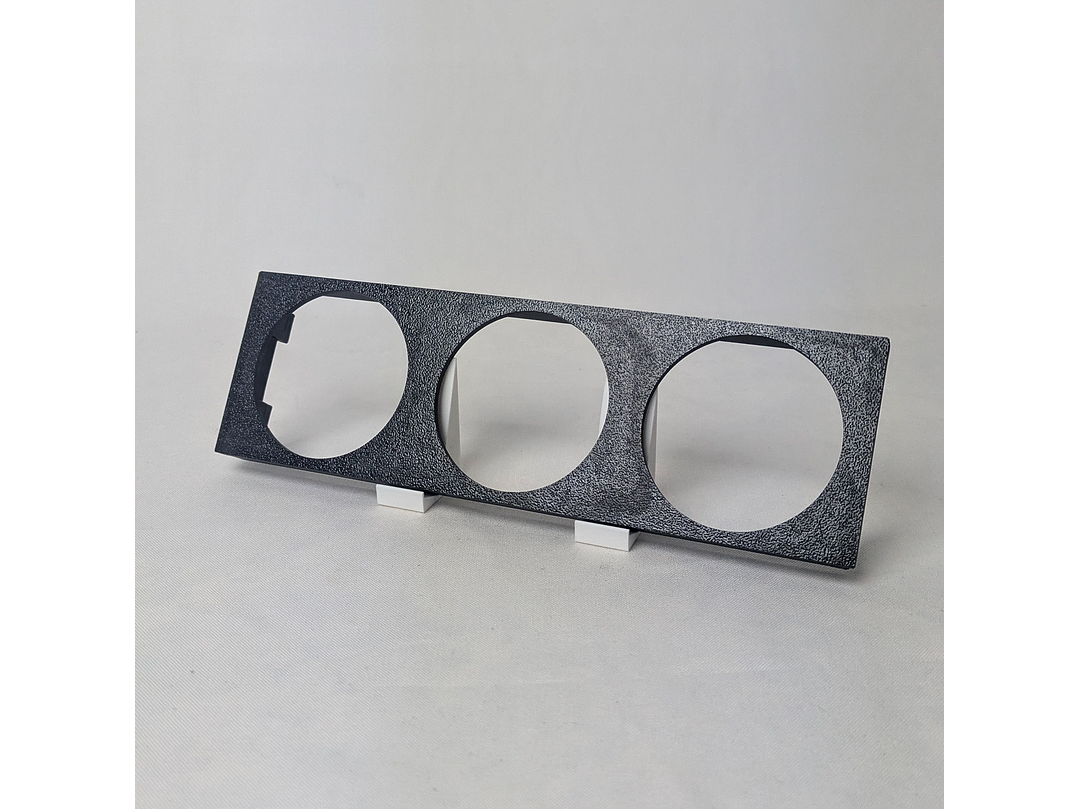 BMW E36 Suporte para 3 Manómetros de 52 mm Rádio 1