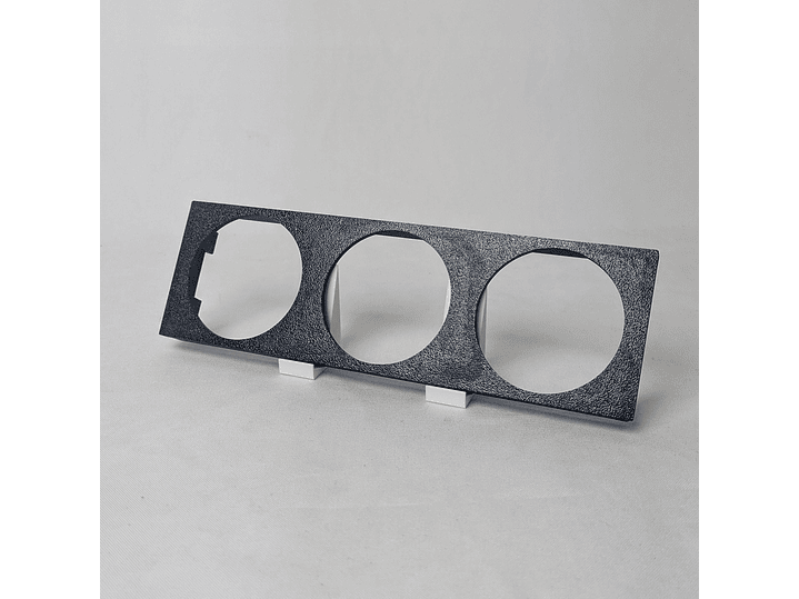 BMW E36 Suporte para 3 Manómetros de 52 mm Rádio 1