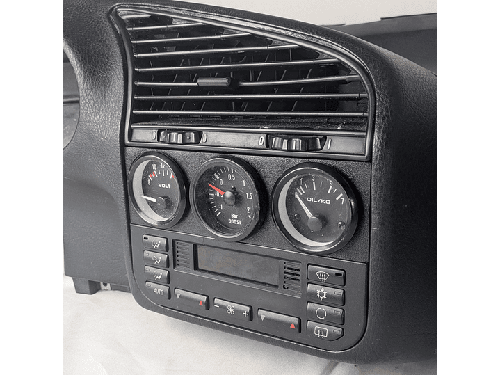 BMW E36 Suporte para 3 Manómetros de 52 mm Rádio 6