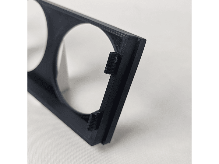 BMW E36 Suporte para 3 Manómetros de 52 mm Rádio 3