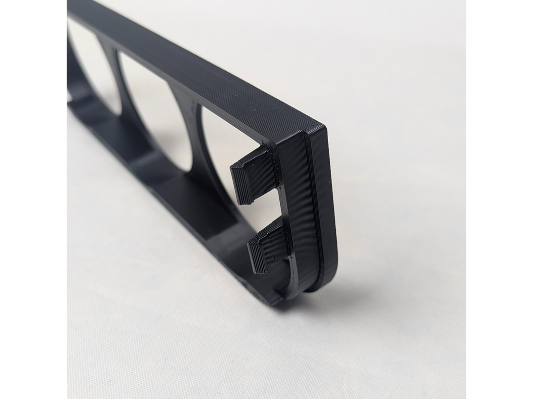 BMW E36 – Suporte para 3 Manómetros de 52 mm – Substituição do Painel do Ar Condicionado 2