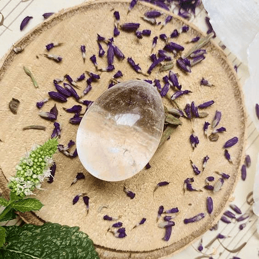 Huevo Yoni de Cuarzo Cristal