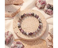Brazalete de Turmalina Rosa Natural