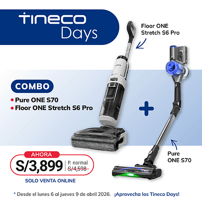 Combo Floor ONE STRETCH S6 + Pure ONE S70 