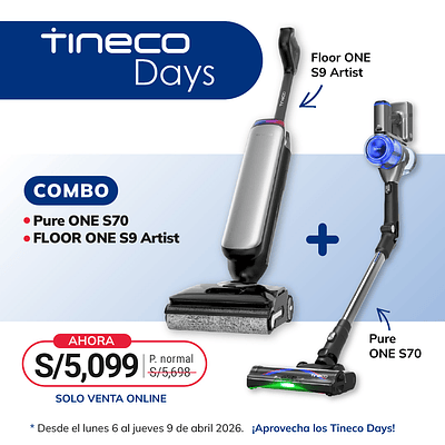 Combo Pure ONE S70 + Floor ONE S9 ARTIST STEAM