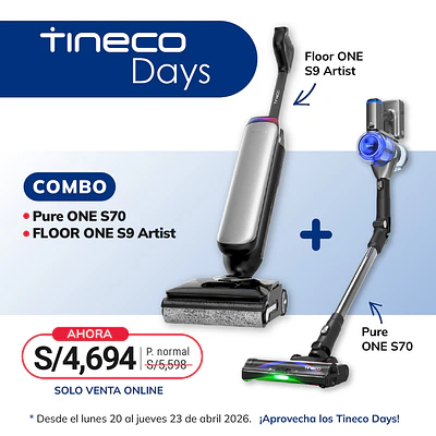 Combo Pure ONE S70 + Floor ONE S9 ARTIST STEAM