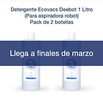 Pack 2 Detergentes Ecovacs Deebot 1 Litro