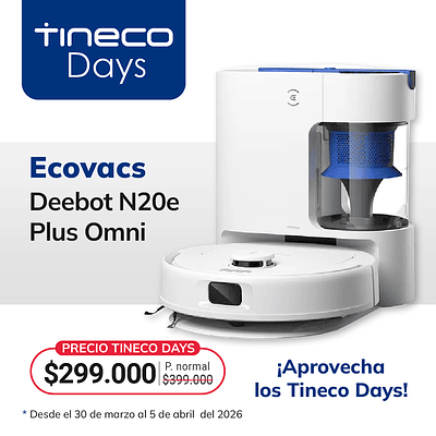 Ecovacs Deebot N20e Plus Omni
