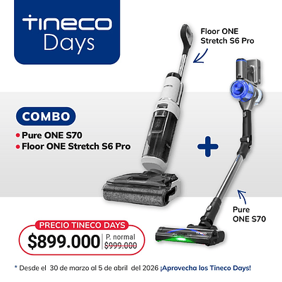 Combo Floor ONE Stretch S6 Pro + Pure ONE S70