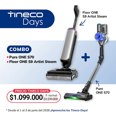 Combo Floor ONE S9 Artist Steam + Pure ONE S70