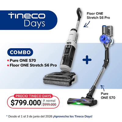 Combo Floor ONE Stretch S6 Pro + Pure ONE S70