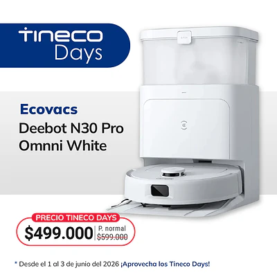 Ecovacs Deebot N30 Pro Omni White (Blanca)