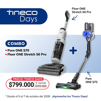 Combo Floor ONE Stretch S6 Pro + Pure ONE S70