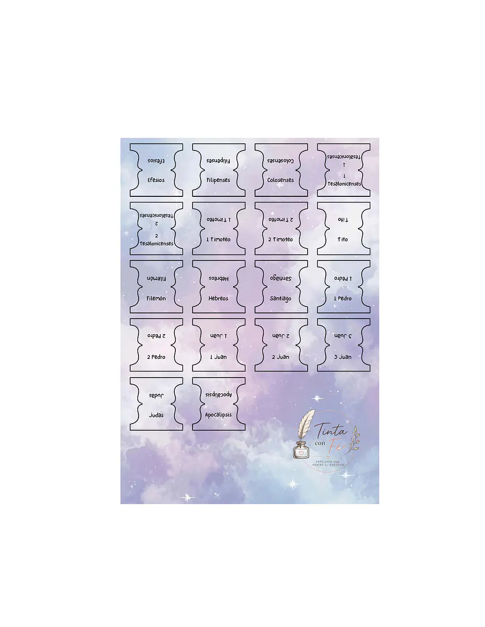 Tab para biblias - Morado 4