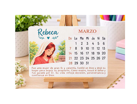 Calendario Mujeres de la Biblia 2027