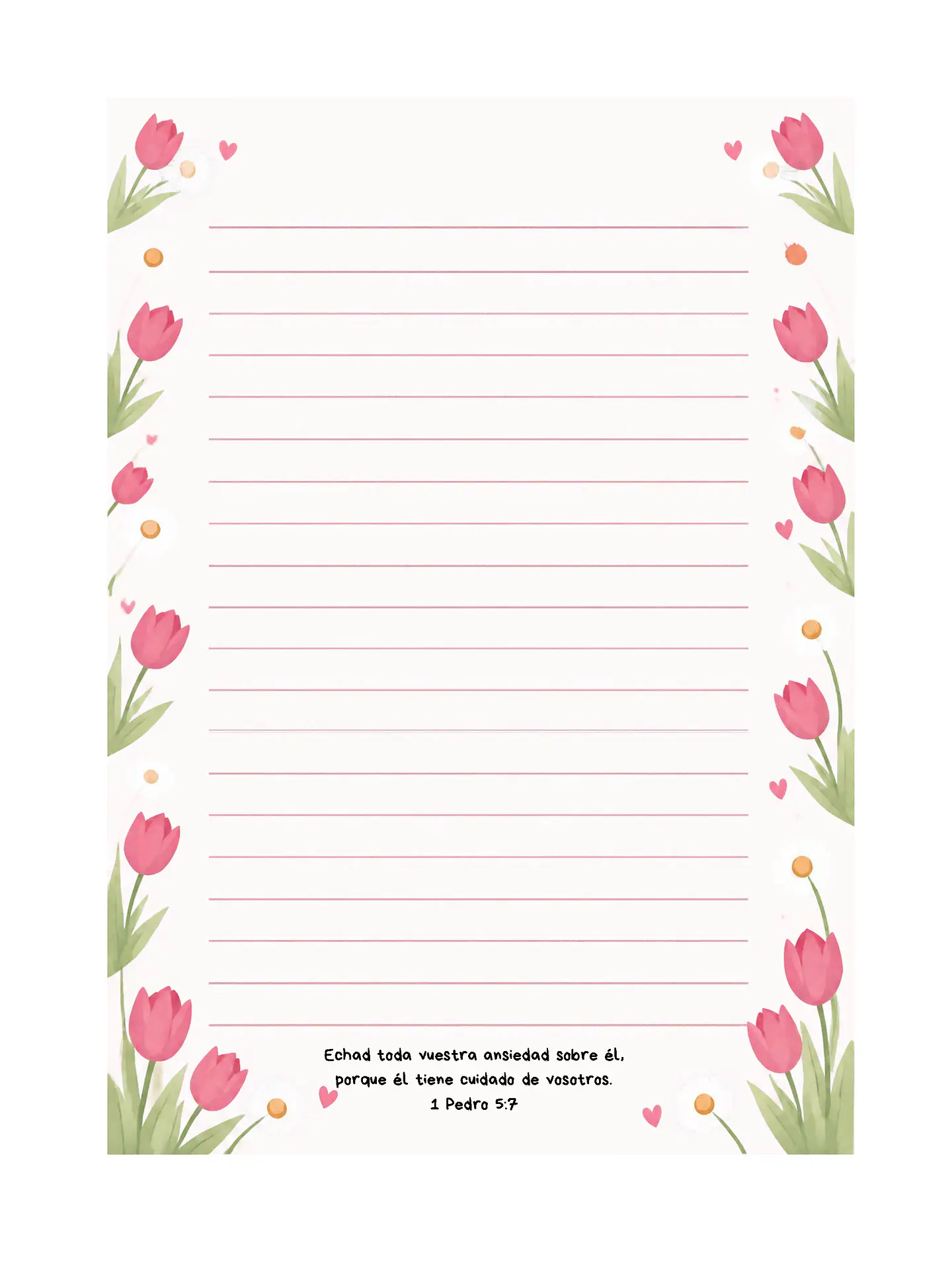 Block de notas - Tulipanes 2