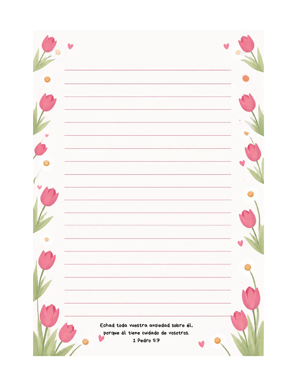 Block de notas - Tulipanes 2