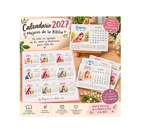 Calendario Mujeres de la Biblia 