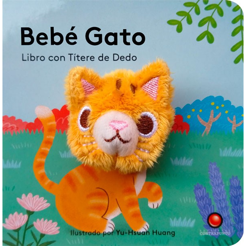 Libro Con Titere De Dedo - Bebe Gato