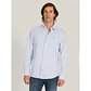 CAMISA TOMMY  CUADRICULADA CELESTE BLANCO - Miniatura 1