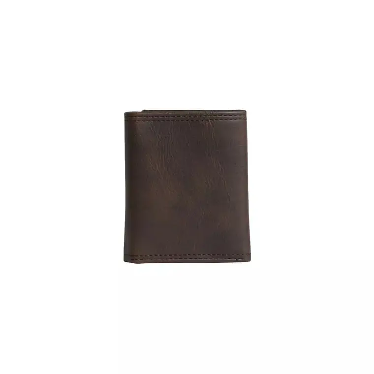 BILLETERA TRIFOLD LEVIS CAFE  3