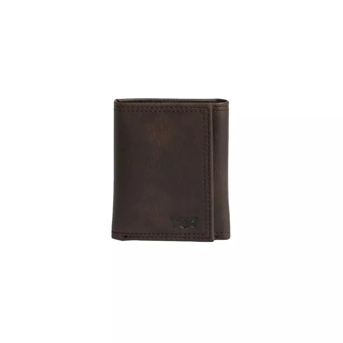 BILLETERA TRIFOLD LEVIS CAFE  2