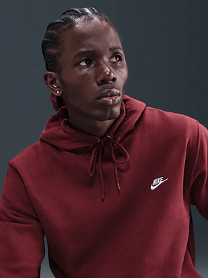 POLERON NIKE CLUB BURDEO