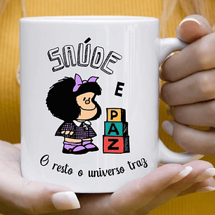 Mafalda porcelain mug