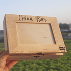 Caja organizadora de especias de madera. 2