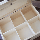 Caja organizadora de especias de madera. 1